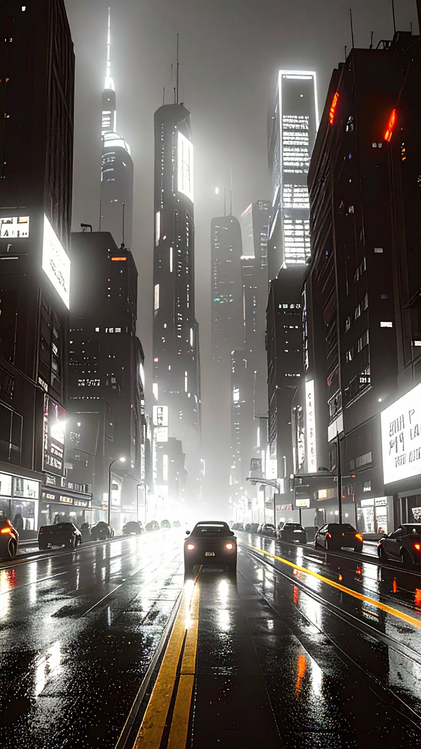 Firefly Fundo Cyberpunk Em Tons De Cinza 551532